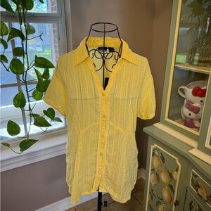 Yellow Button Down Shirt